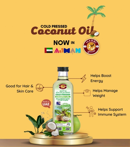 Hasbiworld colpresssed coconut oil banner